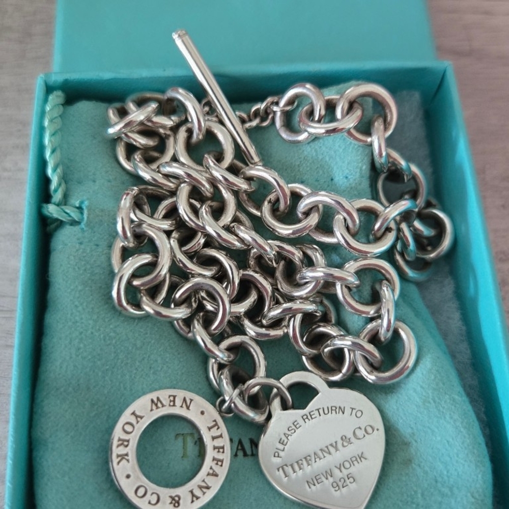Tiffany & Co. Return To Tiffany Heart Tag Toggle Necklace